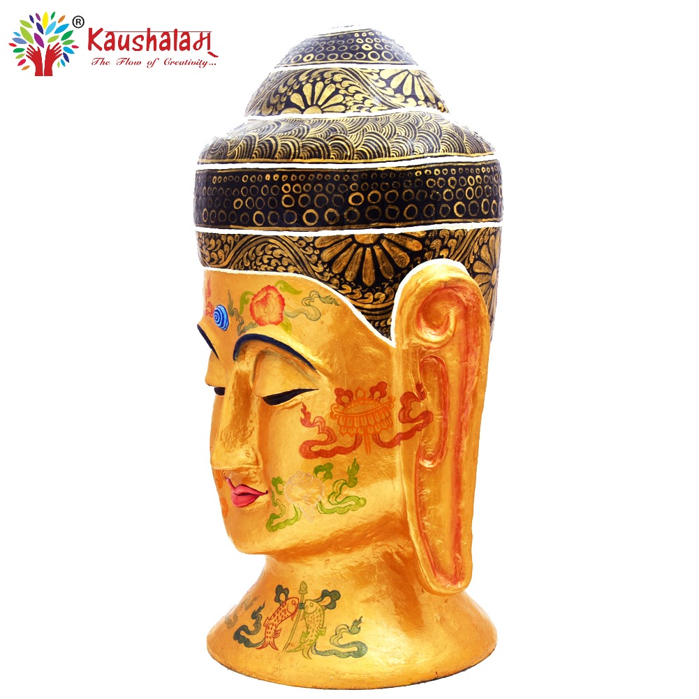 The Buddha In Bliss Sculpture - right_view