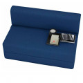 Dublin Navy Blue Sofa Cum Bed - top_view
