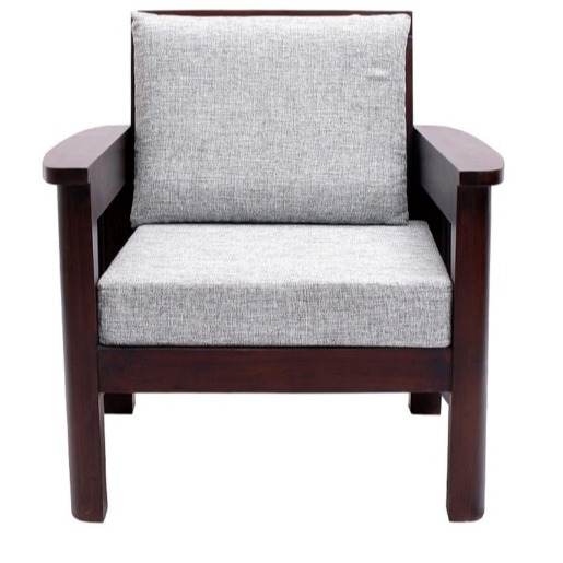 Alkaline Teakwood 3+1+1 wooden sofa
