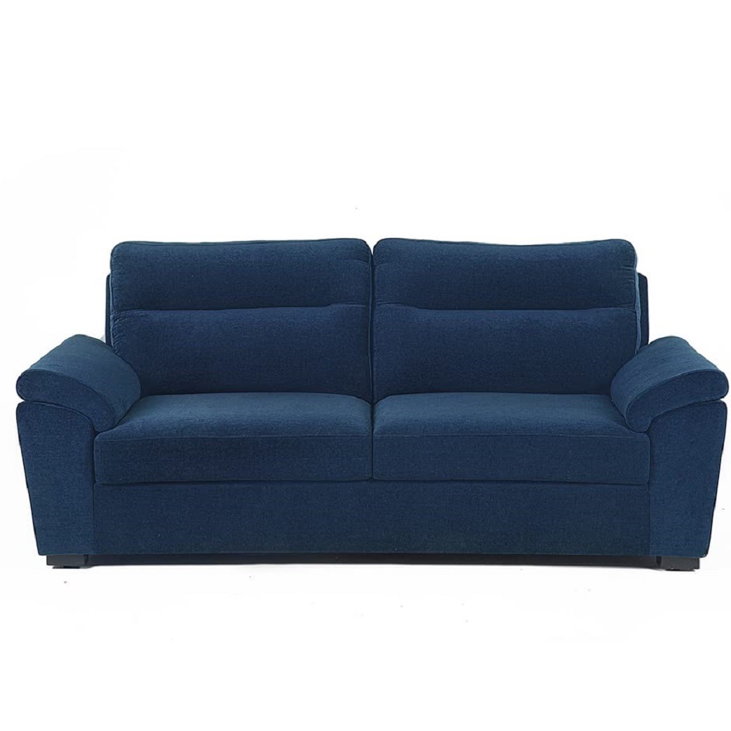 Nara Two Seater Pine Wood Sofa - front_view