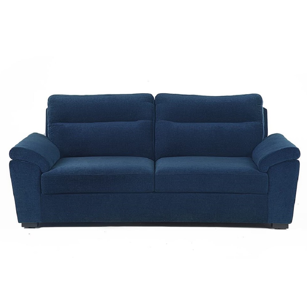 Nara Two Seater Pine Wood Sofa - rear_view