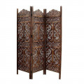 Wooden 3 Panel Partition - top_view