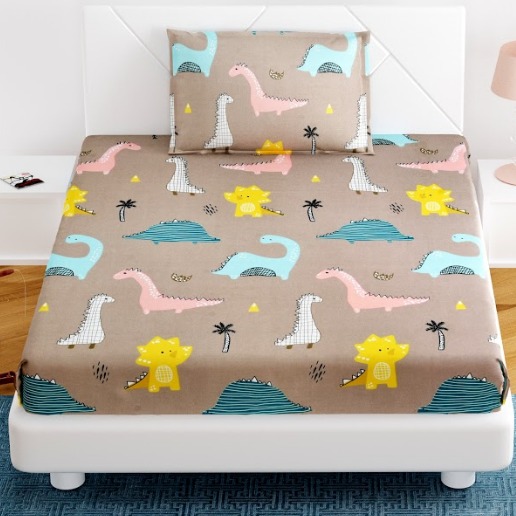 Single Bedsheet(Brown)