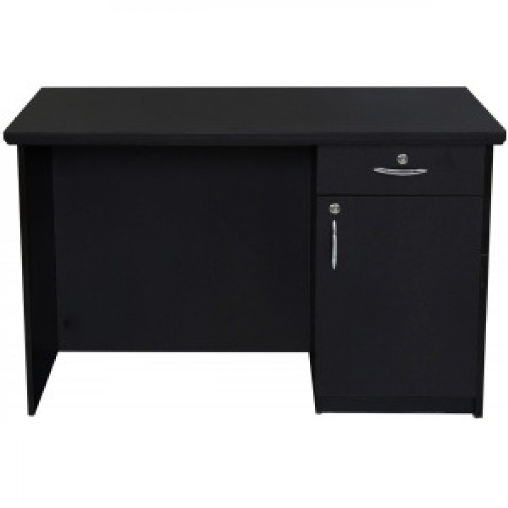 Cedar Office Table With Storage - photo