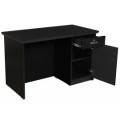 Cedar Office Table With Storage - front_view