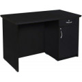 Cedar Office Table With Storage - top_view