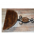 Wrought Iron Shelves Set of 2 Wall Bracket - photo