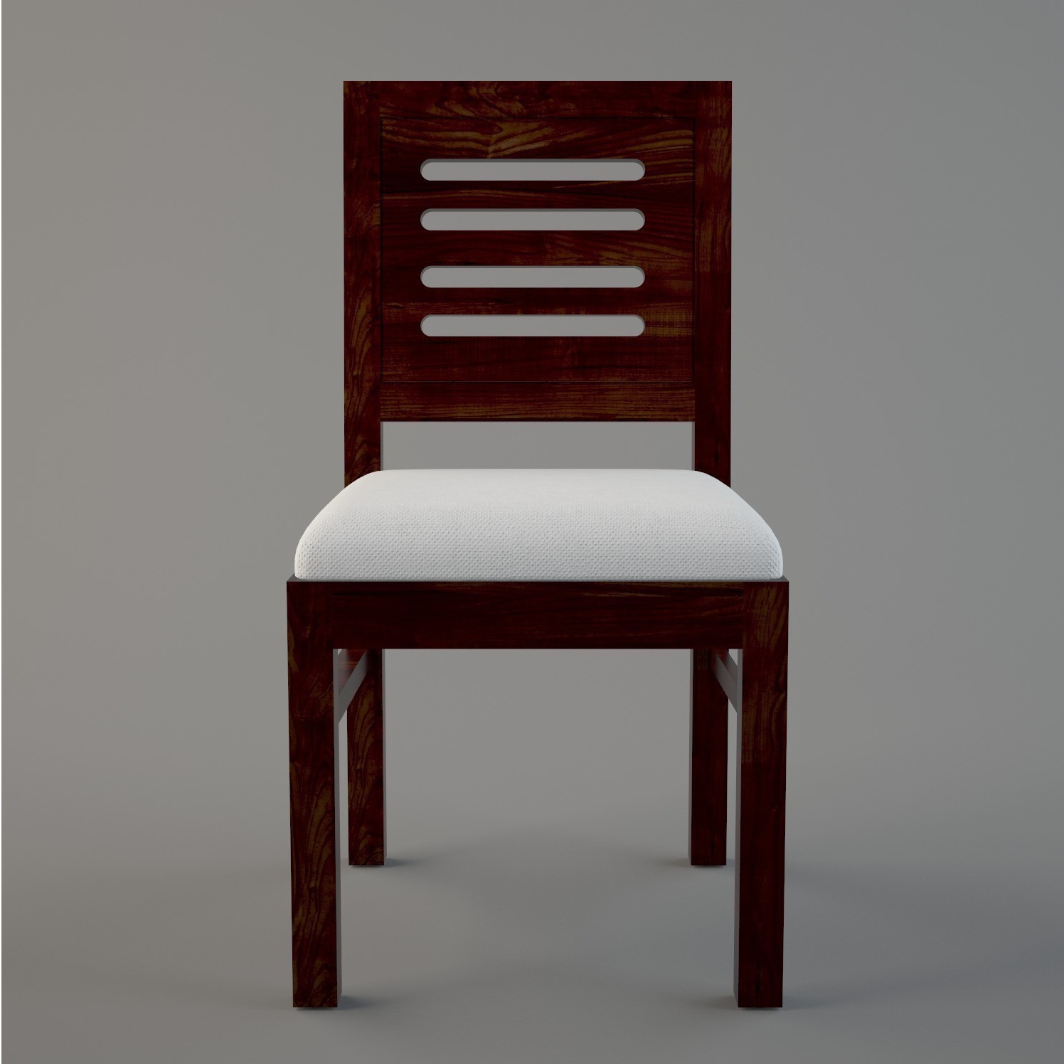 Maple Oak Finish 4 Seater Dining Table Set