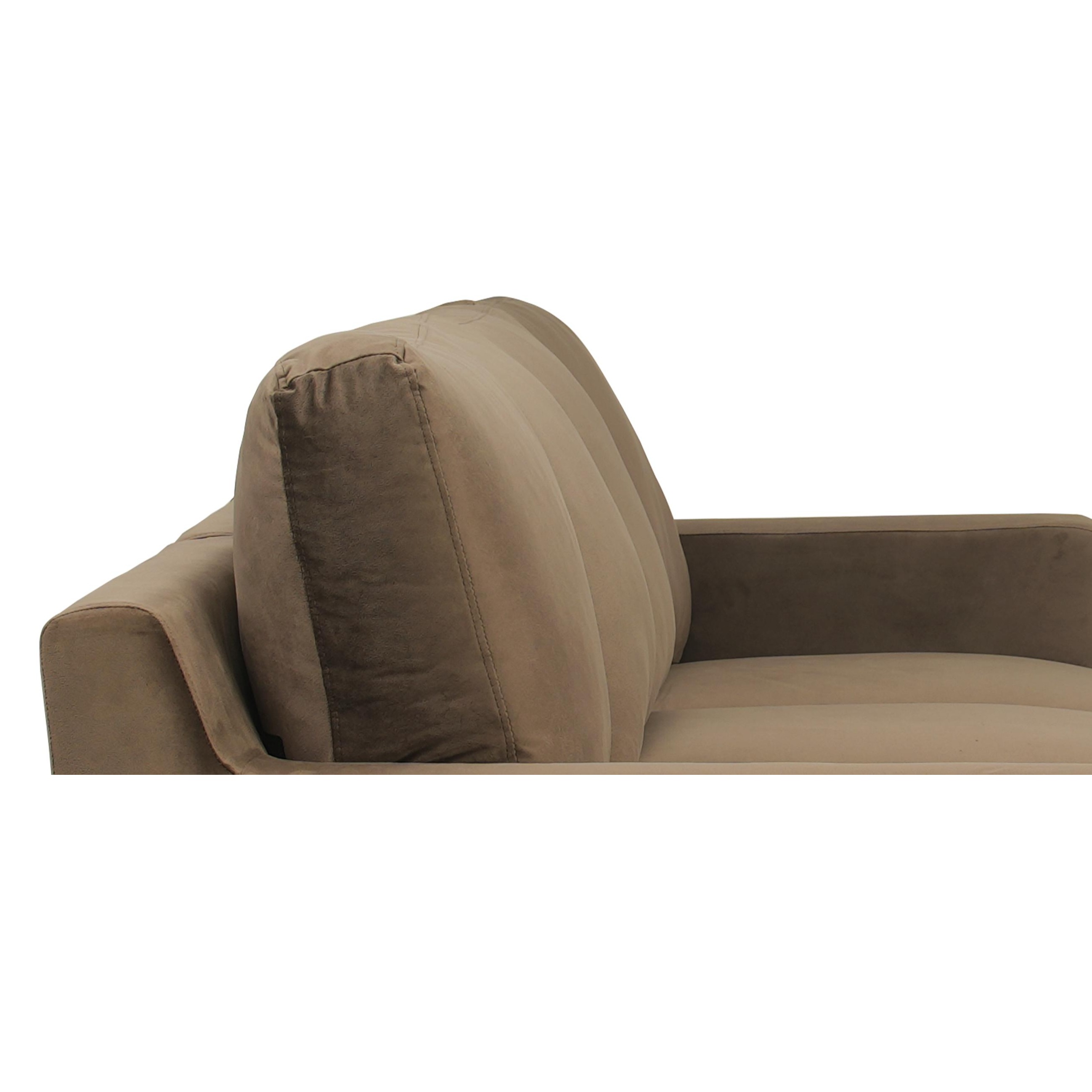 Harlow 5 Seater LHS Sectional Sofa in Coco Colour - bottom_view