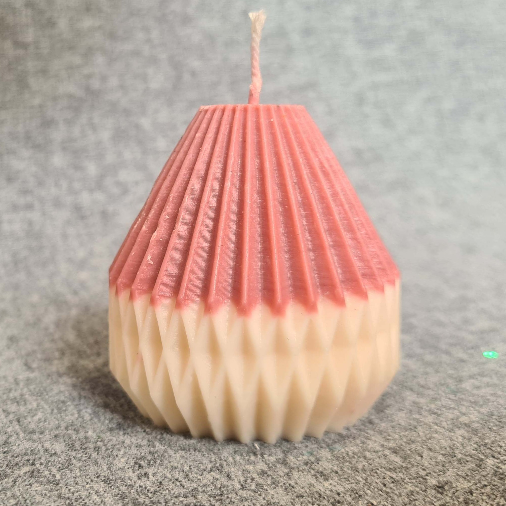 Handmade Pear Shape Candle - bottom_view