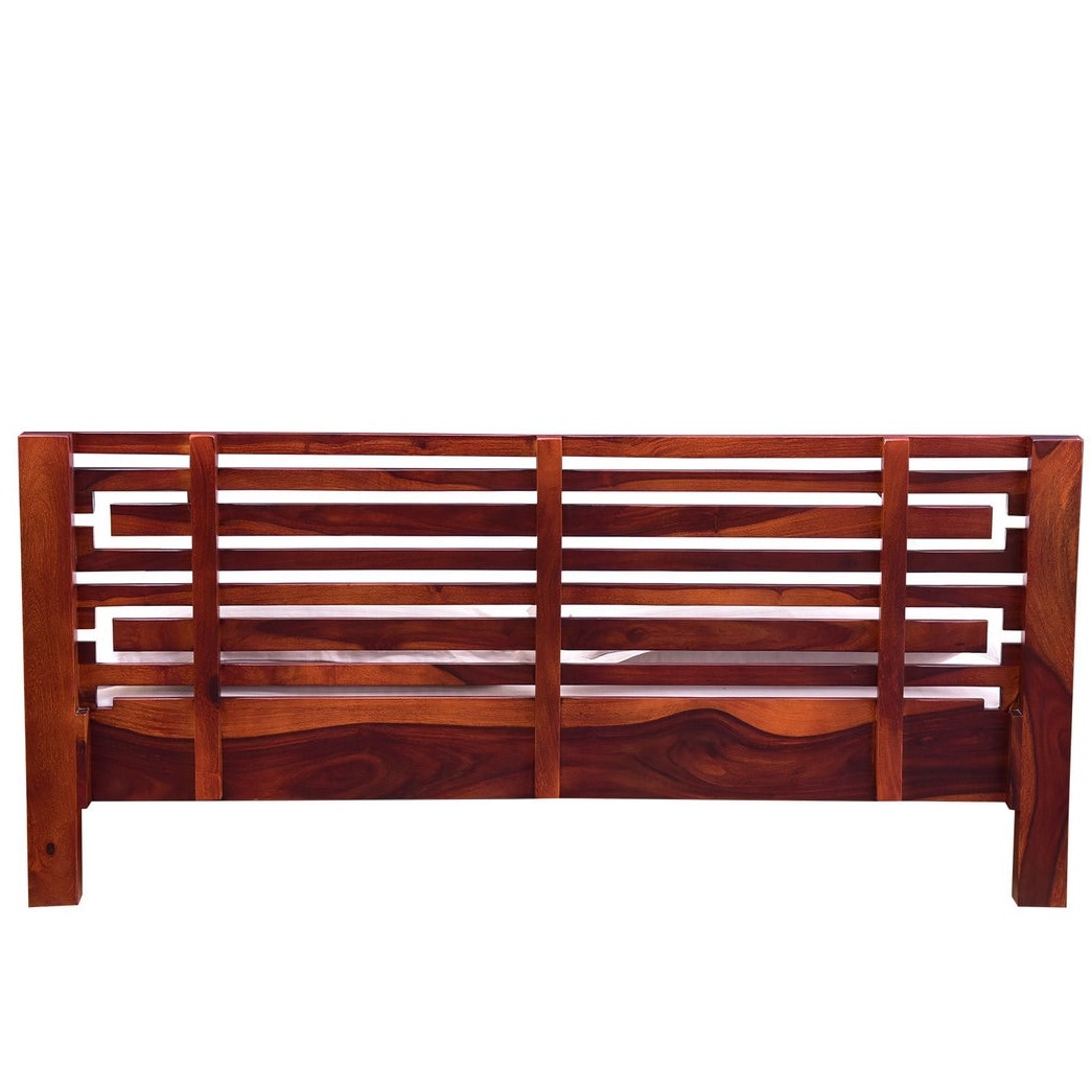 Edward Pure Sheesham Wooden Queen SIze Bed