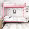 Crater Metal Bunk Bed (Pink) - photo