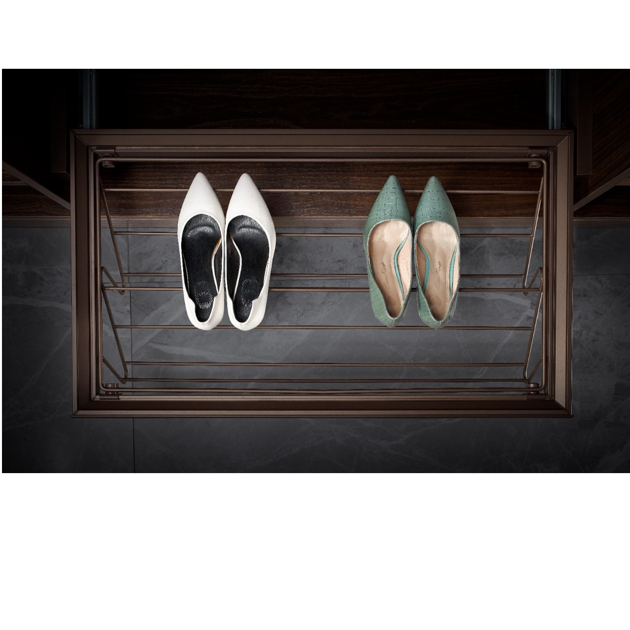 Sliding Wardrobe Shoe Rack-900MM