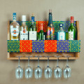 Handcrafted Mini Bar Shelf - front_view