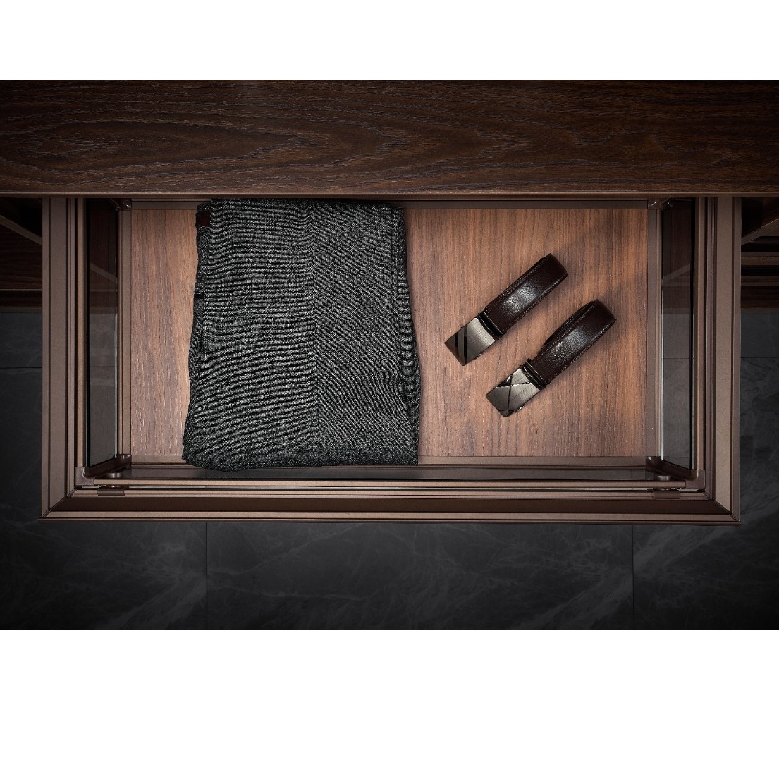 Wardrobe Storage Rattan Basket - 900MM - front_view