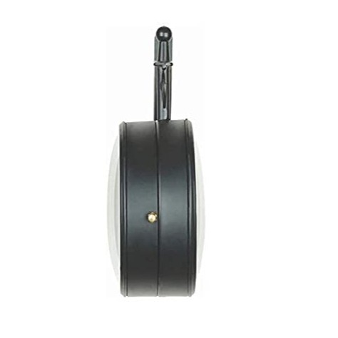 Victoria Iron Dia Retro Double Sided Station Railway Wall Clock (Black, 8 Inch)