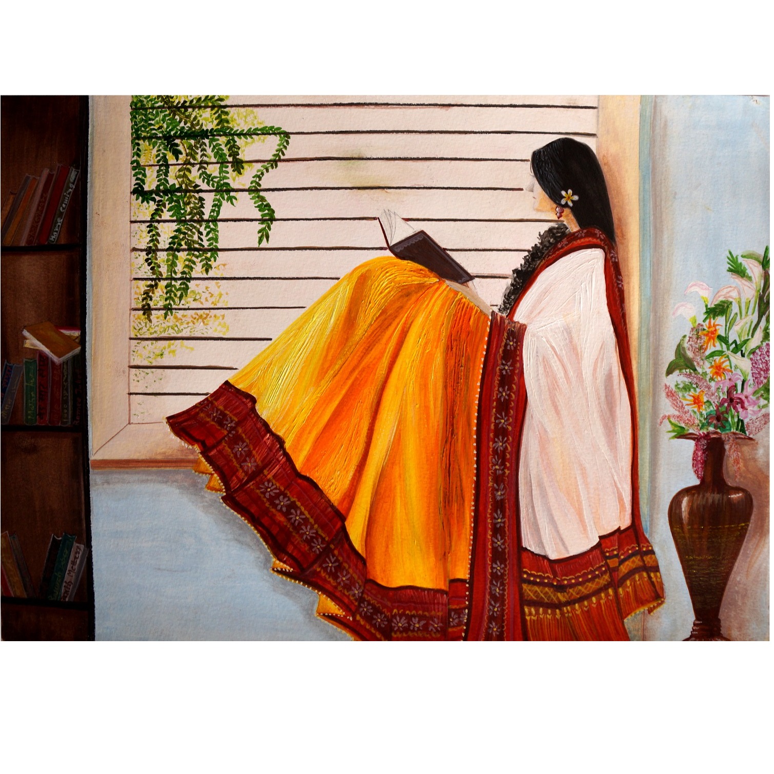 Madhubani Art Painting - front_view