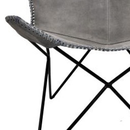 Varg Butterfly Chair With Iron Stand - rear_view