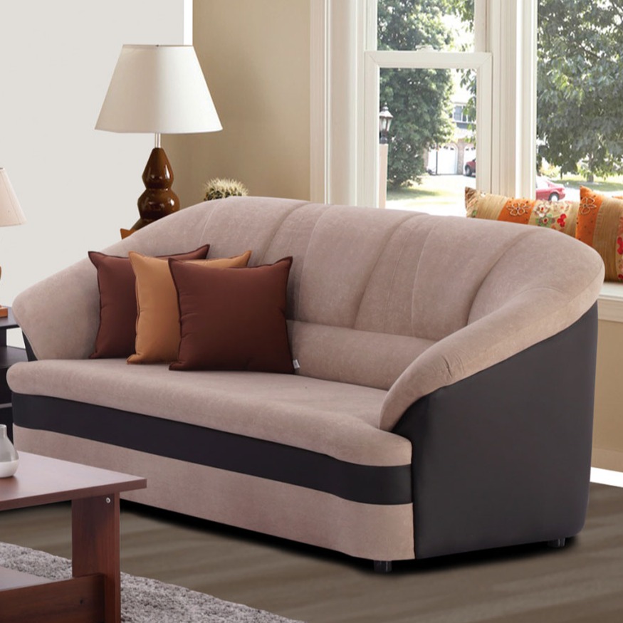 Nara 5 Seater Sofa Set in PVC Leather - left_view