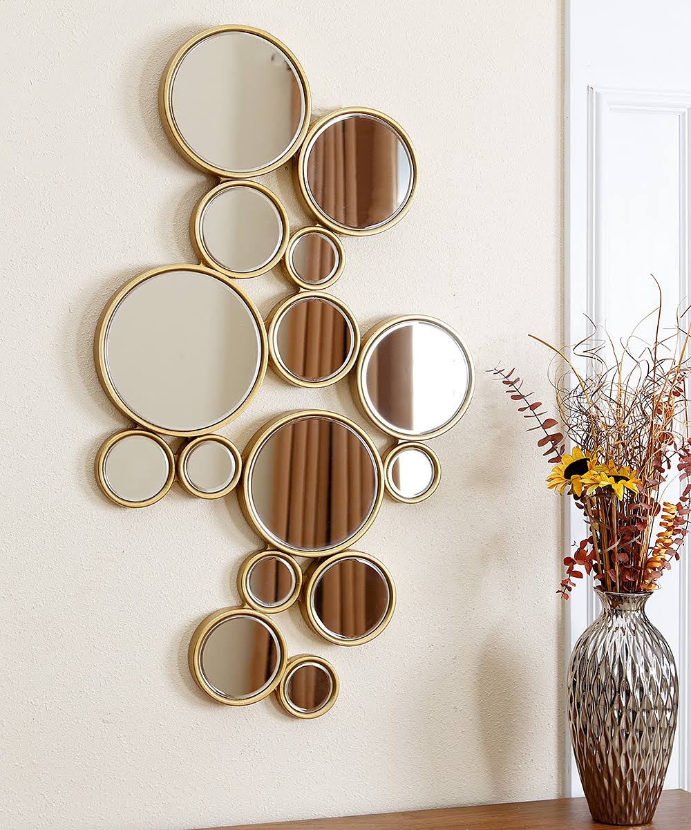 Mirror Bubble Metal Wall Art - left_view