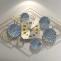Antique Wall Clock Metal Wall Art - front_view