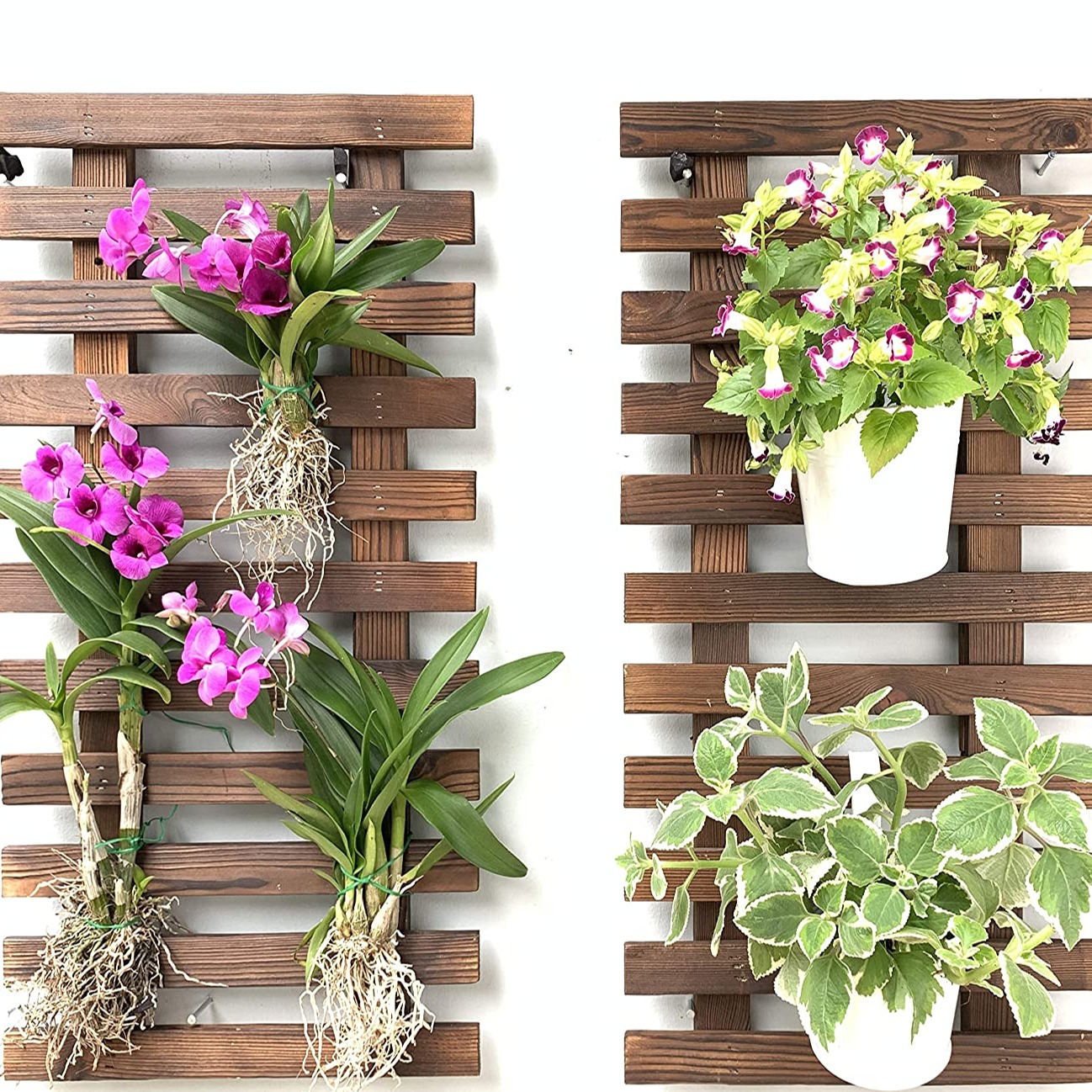 Wooden Hanging Planter 60 CM (Set of 2)