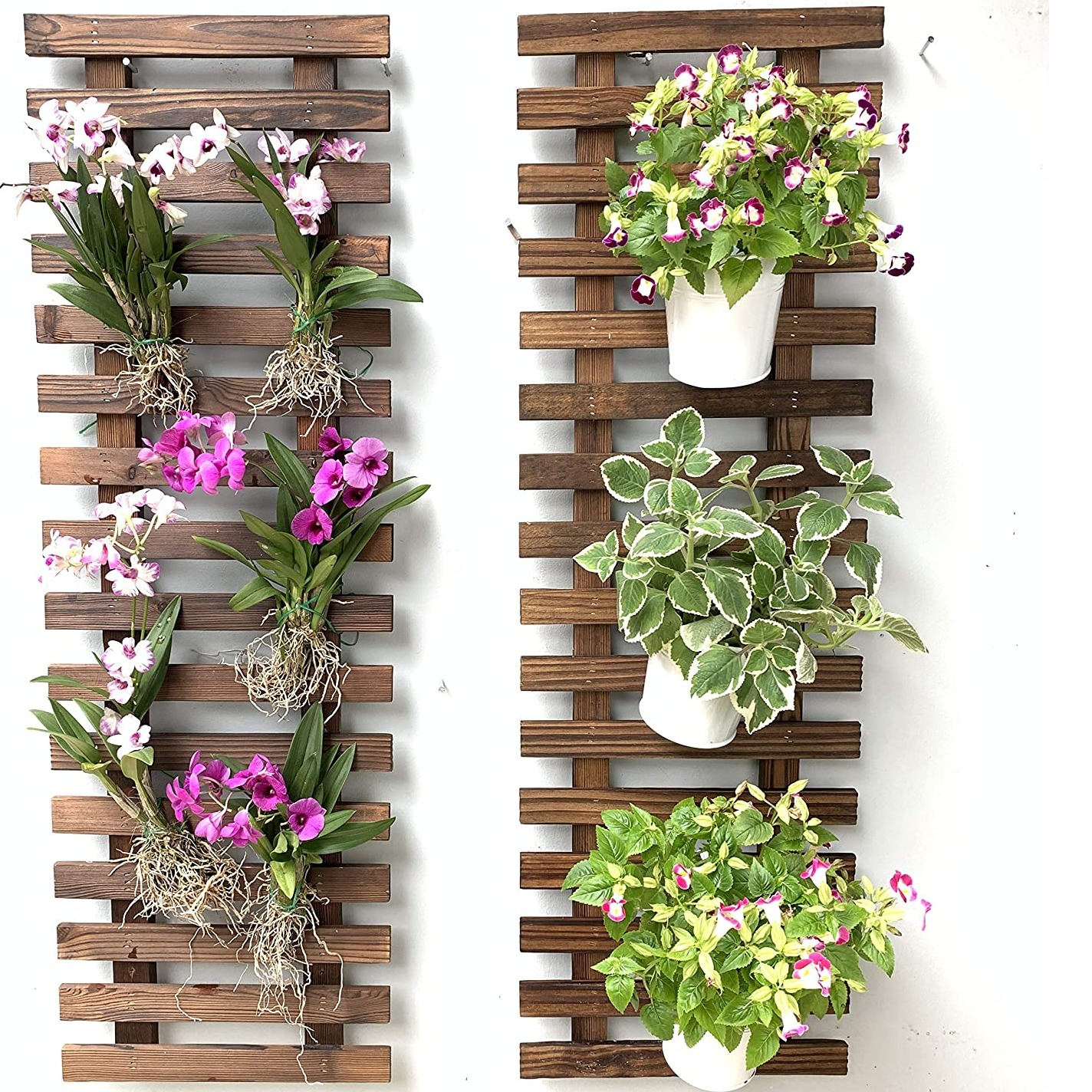 Wooden Hanging Planter (Set of 2)