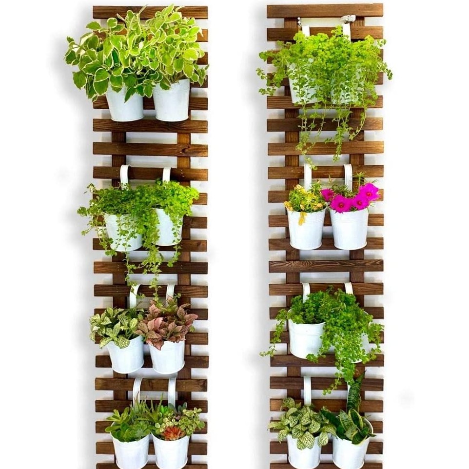 Wooden Hanging Planter (Set of 2)