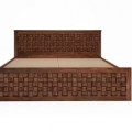 Malawi Sheesham Rosewood Wooden King Size Bed - front_view