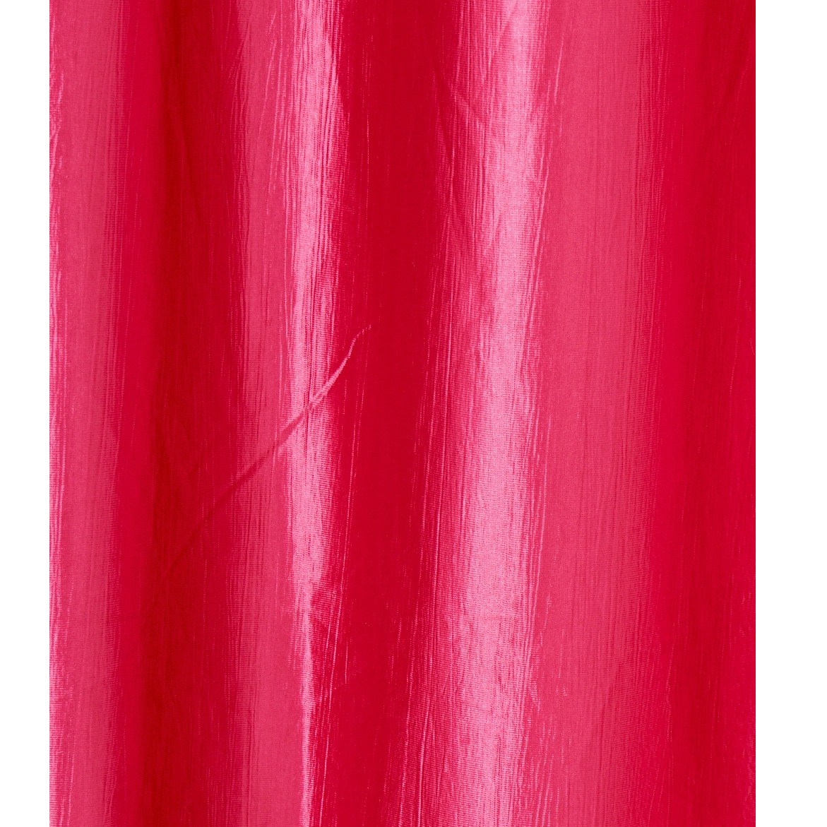 Flower With Bird Long Window Single Curtain (Pink)
