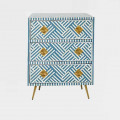 Bone Inlay Chest of 3 Drawers - photo