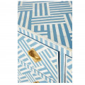 Bone Inlay Chest of 3 Drawers - top_view