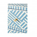 Bone Inlay Chest of 3 Drawers - left_view