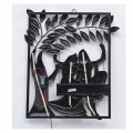 Radha Krishna Square Wall Art - rear_view