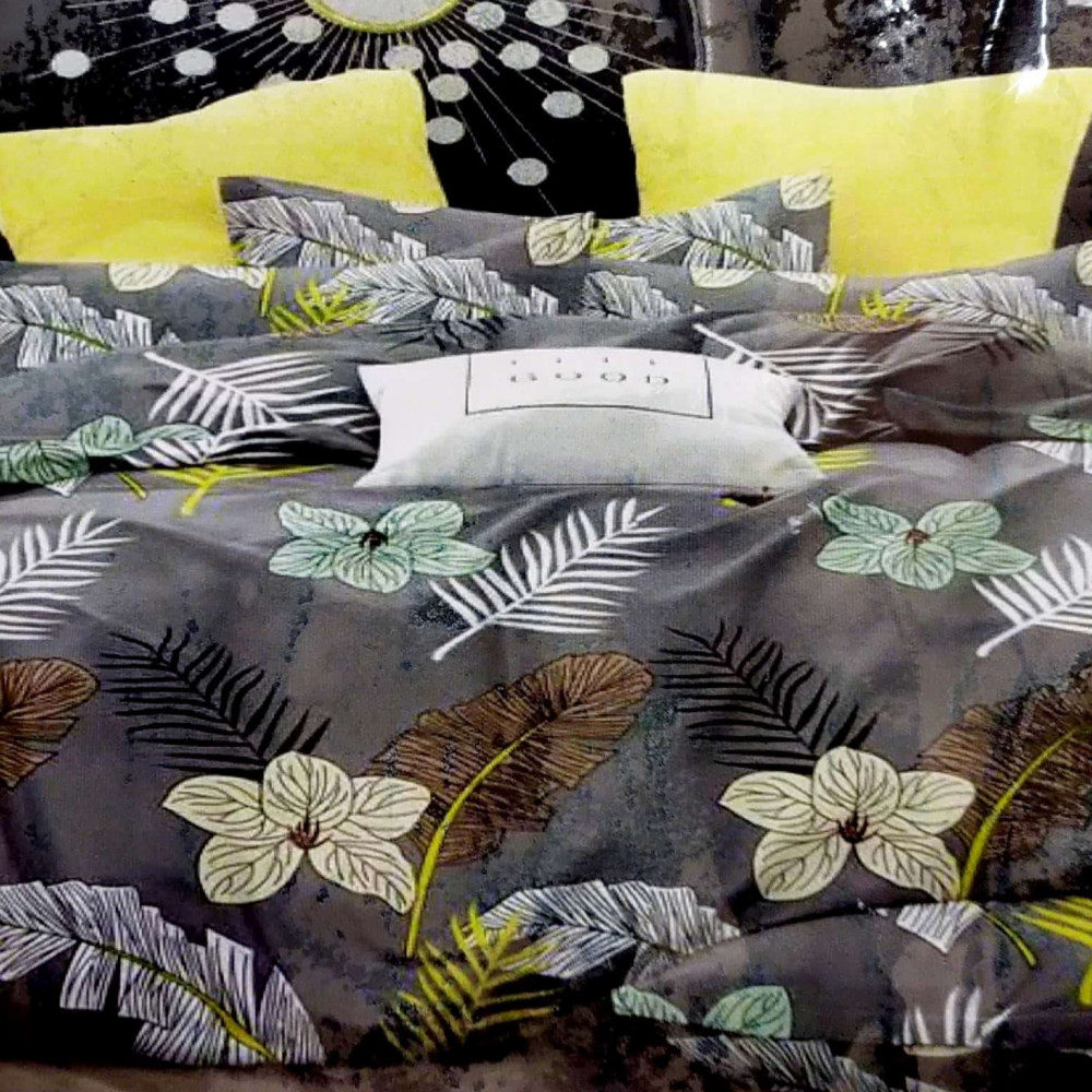 Printed Comforter Set of 4 (1 Double Bedsheet With 2 Pillow Covers & 1 Comforter) - photo