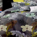 Printed Comforter Set of 4 (1 Double Bedsheet With 2 Pillow Covers & 1 Comforter) - top_view