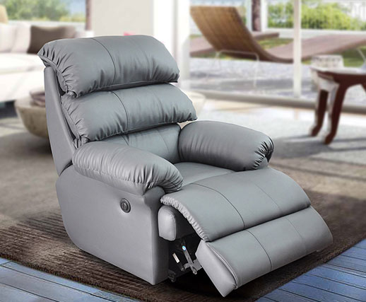Recliner Sofa With Grey Color