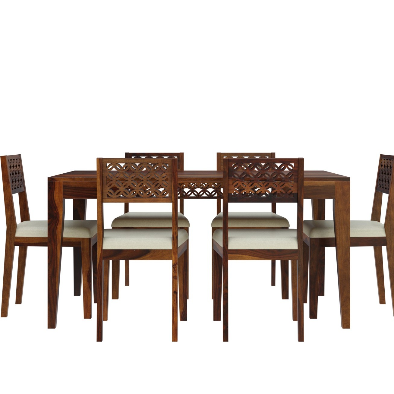 Sheesham Wood 6 Seater Dining Set