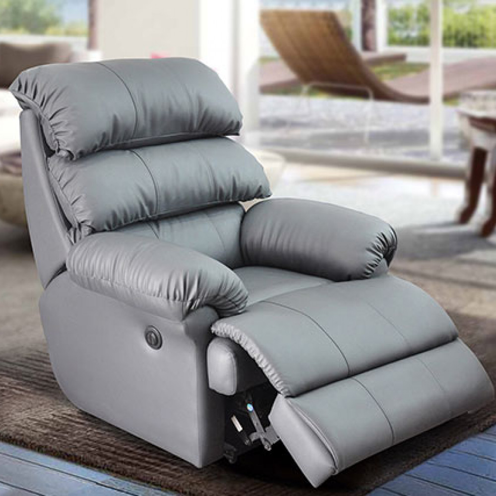 Recliner Sofa With Grey Color - photo