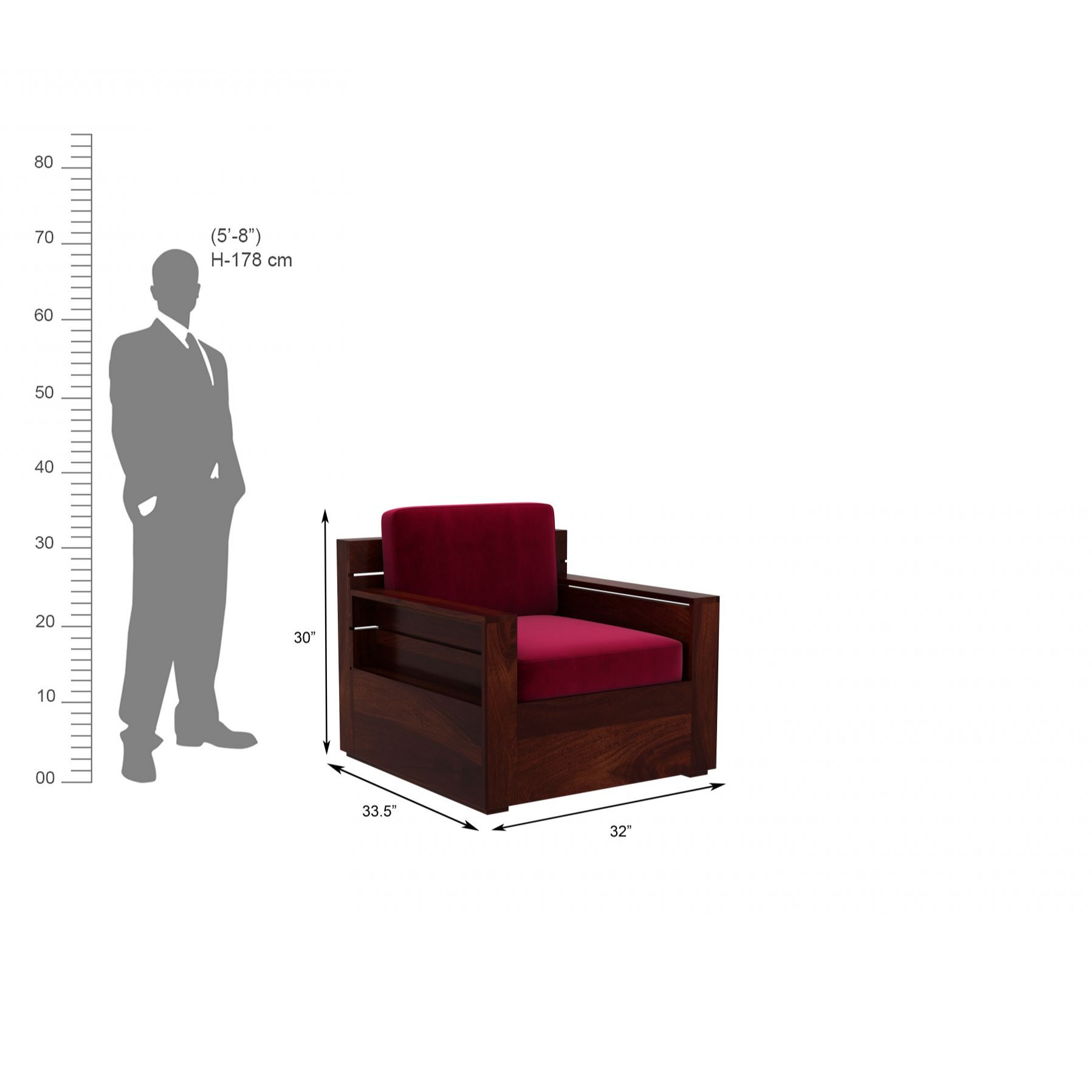 Euclid Luxury Wooden Sofa Set