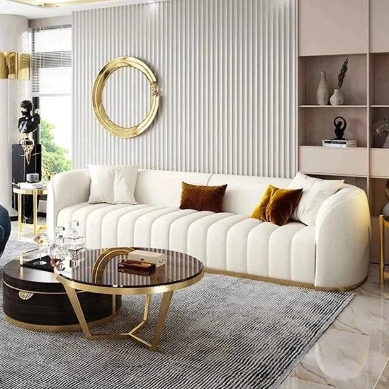 Luxury 5 Seater Leather Sofa