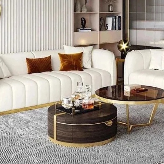 Luxury 5 Seater Leather Sofa