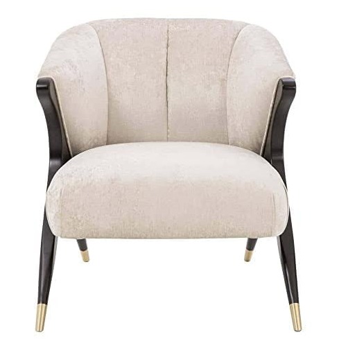 Clint Emma Velvet Arm Chair - front_view