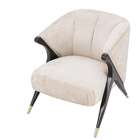 Clint Emma Velvet Arm Chair - left_view