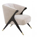 Clint Emma Velvet Arm Chair - right_view