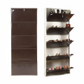 Bergen Wall Mounted Metallic Shoe Rack - top_view