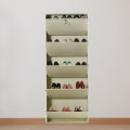 Bruges Wall Mounted Metallic Shoe Rack In White - photo