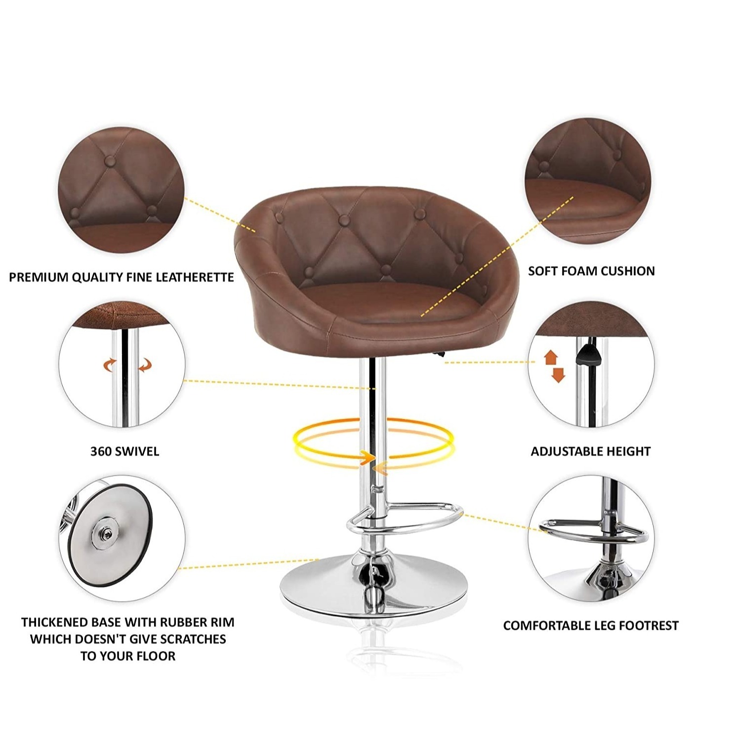 Cafeteria Bar Stool