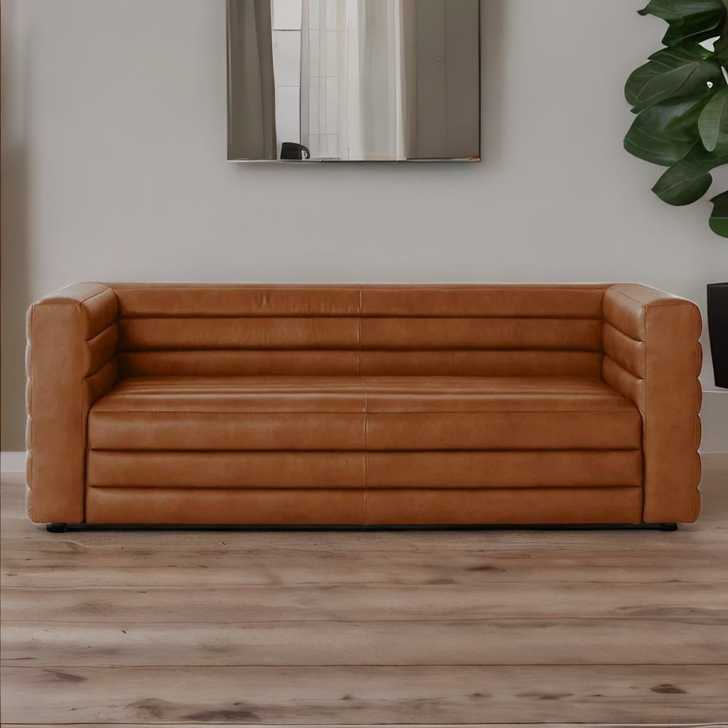 Eclairs Modern Leather Sofa
