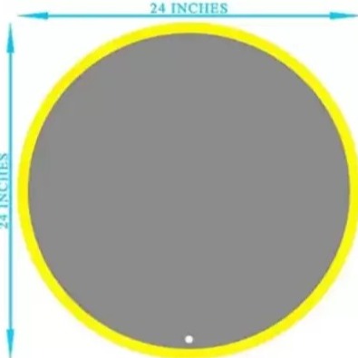 Felicity Round LED Mirror With Touch Sensor